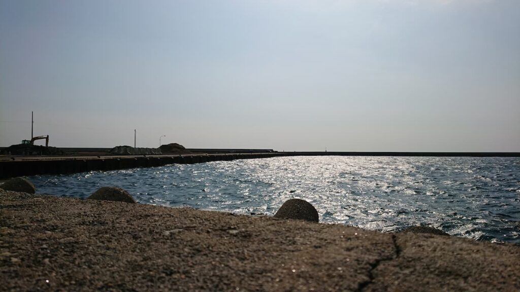 2022年2月26日「今日の小木港は風が強い」